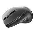 2.4Ghz wireless mouse, optical tracking - blue LED, 6 buttons, DPI 1000/1200/1600, Black pearl glossy