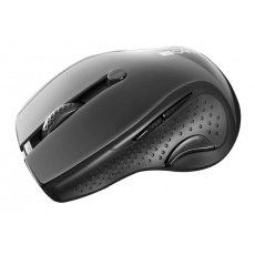 2.4Ghz wireless mouse, optical tracking - blue LED, 6 buttons, DPI 1000/1200/1600, Black pearl glossy