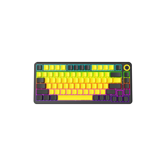 Lorgar KBA4175YL, mechanická herná klávesnica, 82 klávesov, Toxic Purple Switch, Hot-Swap, RGB, USB-C Lorgar KBA4175YL, mechanická herná klávesnica, 82 klávesov, Toxic Purple Switch, Hot-Swap, RGB, USB-C
