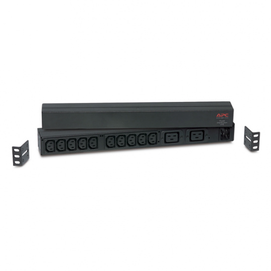 Rack PDU, Basic, 1U, 16A,208&230V, (10)C13 & (2)C19, IEC-320 C20