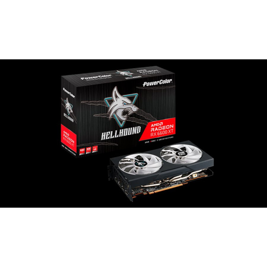 PowerColor Radeon RX 6600XT Hellhound 8GB/128bit GDDR6 3xDP HDMI 