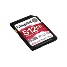 512 GB .SDXC karta Kingston . Canvas React Plus Class UHS-II U3 V60 ( r280MB/s, w150MB/s )