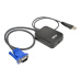 Adaptér KVM, USB Mini-B/VGA, USB, prenos súborov, snímanie videa 1920x1200, 60Hz