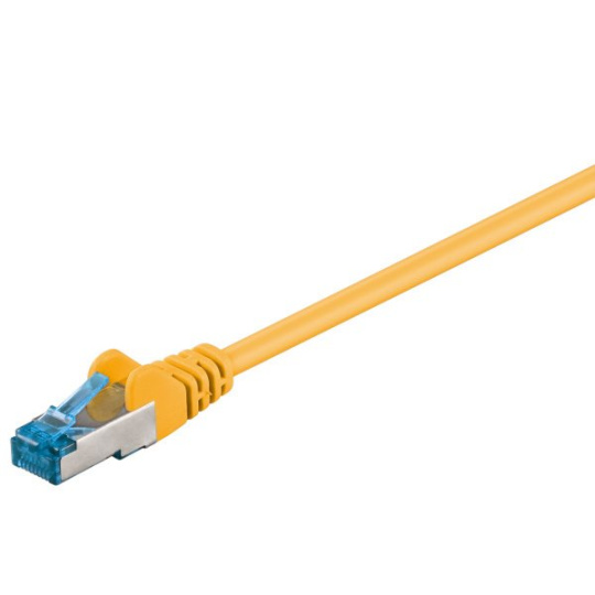 S/FTP (PiMF) Patchkábel LSOH 7.5m cat.6a, žltý, Cu