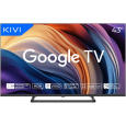 KIVI OPTIMA TV 43U710QB, 43" UHD, L5 HDR, SMART GOOGLE TV, Vyrobene v CZ, Cierna