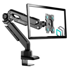 ONKRON Monitor Arm Desktop Mount for 13” to 34-Inch LCD LED Screens up to 10 Kg, Black