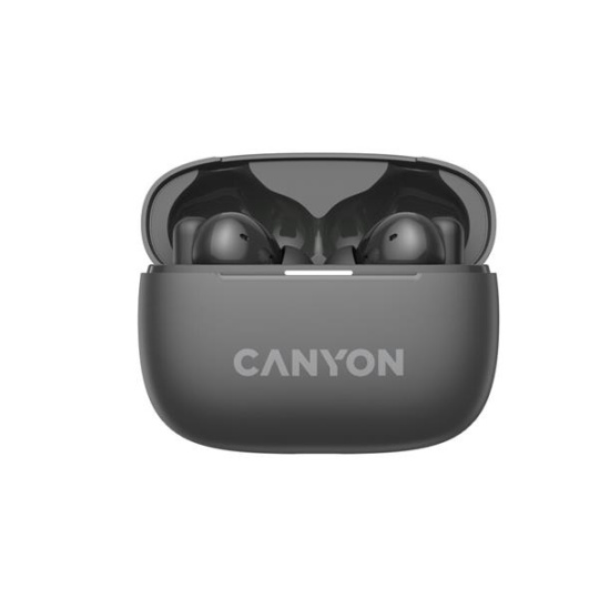 Canyon TWS-10, On Go, 10 ANC, True Wireless Bluetooth slúchadlá do uší, nabíjacia stanica v kazete, čierna