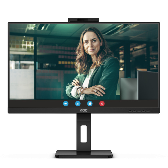 AOC Q27P3CW 27"W IPS LED 2560x1440 20 000 000:1 4ms 350cd HDMI DP USB-C(65W) PIVOT CAM repro