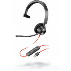 Plantronics BLACKWIRE 3310-M headset Mono, USB-A Plantronics BLACKWIRE 3310-M headset Mono, USB-A