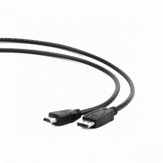 Gembird kábel DisplayPort (M) na HDMI (AM), 3m, čierny