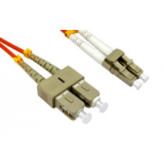 OPTIX LC/UPC-ST/UPC Optický patch cord OM2 50/125 1m