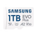 1 TB . microSDXC karta Samsung EVO Plus + adapter ( trieda U3, V30, A2 )