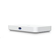 Ubiquiti Desktop 10G Cloud Gateway with integrated 4-port 2.5 GbE switch, selectable NVR storage, and full UniFi applica