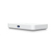 Ubiquiti Desktop 10G Cloud Gateway with integrated 4-port 2.5 GbE switch, selectable NVR storage, and full UniFi applica