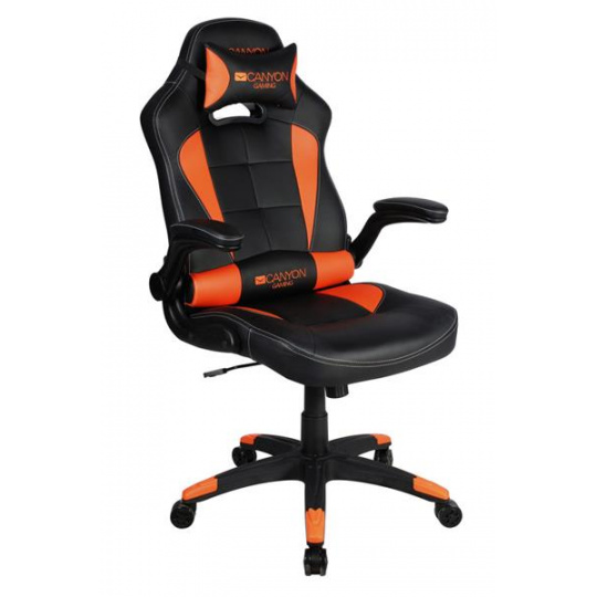 Gaming chair, PU leather, Original and Reprocess foam, Wood Frame, Butterfly mechanism, up and down armrest, Class 4 gas lift, Nyl