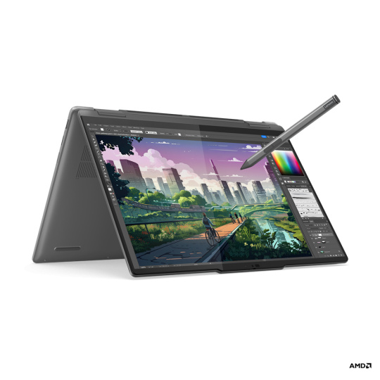 Lenovo IP Yoga 7 14APH9, Ryzen 7 8840HS, 14.0˝ 1920x1200 WUXGA/Touch, UMA, 16GB, SSD 1TB, W11H, šedý, 3y PS