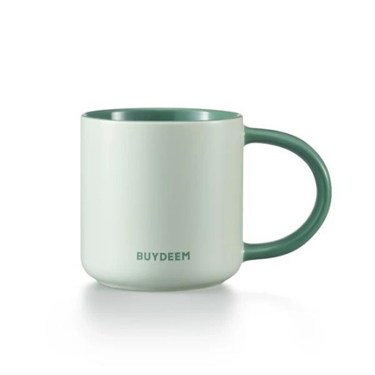 BUYDEEM Keramický hrnček 300 ml, model CD1018, farba  zelená