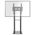ONKRON Stationary Dual TV Stand for 2 Screens Front and Back 40"-70" , Black