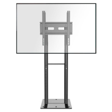ONKRON Stationary Dual TV Stand for 2 Screens Front and Back 40"-70" , Black