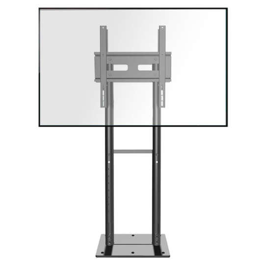 ONKRON Stationary Dual TV Stand for 2 Screens Front and Back 40"-70" , Black