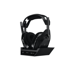 Logitech® A50 X LIGHTSPEED Wireless Gaming Headset + Base Station-BLACK-2.4GHZ-PLUGC-EMEA28i-935 Logitech® A50 X LIGHTSPEED Wireless Gaming Headset + Base Station-BLACK-2.4GHZ-PLUGC-EMEA28i-935
