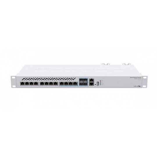 MIKROTIK RouterBOARD Cloud Router Switch CRS312-4C+8XG-RM + L5 (650MHz; 64MB RAM; 8x10GLAN; 4x Combo 10G/10GSFP+) rack