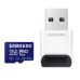 256 GB . microSDXC karta Samsung PRO Plus 2023 + USB adaptér