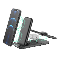1stCOOL Qi Wireless Charger 3in1 iPhone/AirPods/iWatch comptible, black 1stCOOL Qi Wireless Charger 3in1 iPhone/AirPods/iWatch comptible, black
