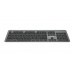 Multimedia bluetooth 5.1 keyboard MAC Version,104 keys, slim design with low profile silent keys,US layout ,Size 439.4*135.3mm* 23