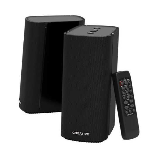 Creative T100 Wireless With Optical Input 2.0 Speaker (Black)