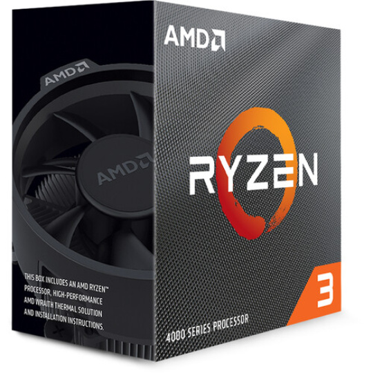 AMD, Ryzen 3 4300G, Processor BOX, soc. AM4, Radeon Graphics, Wraith Stealth cooler