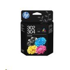 HP 302/304 Tri-color/Black Ink Crtg 2-Pk HP 302/304 Tri-color/Black Ink Crtg 2-Pk