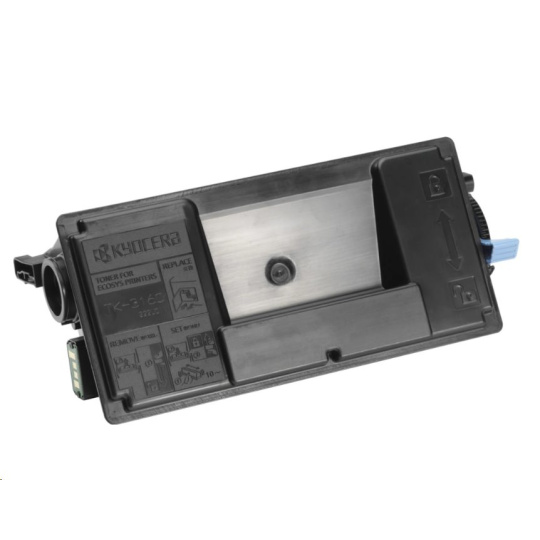 KYOCERA TK-3160 Toner na 12 500 A4 (pri 5% pokrytí), pre ECOSYS P3145/50/55/P3260dn,M3145/3645dn/M3860