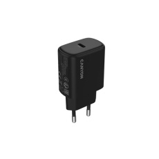 Canyon OnCharge 200, univerzálna nabíjačka do steny, 1x USB-C, PD 20W, čierna Canyon OnCharge 200, univerzálna nabíjačka do steny, 1x USB-C, PD 20W, čierna