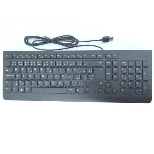 Lenovo Essential Wired Keyboard - Czech/Slovakia - klavesnica, AI