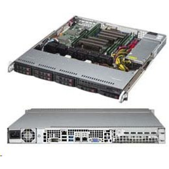 Supermicro® CSE-113MFAC2-605CB 1U chassis