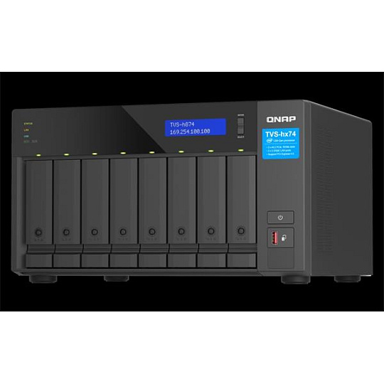 QNAP™ TVS-h874-i5-32G 8bay 2xM.2 32GB 2xLAN 2,5GbE  Tower