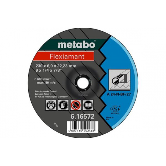 Metabo Flexiamant 125x4,0x22,2 oceľ           