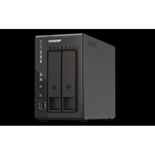 QNAP™ TS-253E-8G-EU 2 Bay NAS, Intel Celeron®  J6412  , 8GB DDR4 RAM, EU Edition