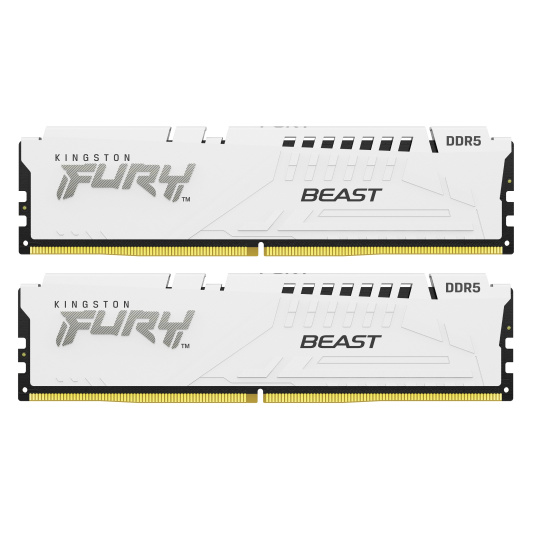 32GB 6400MT/s DDR5 CL32 DIMM (Kit of 2) FURY Beast White EXPO