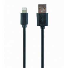 Gembird kábel nabíjací Lightning 8-pin (M) na USB 2.0 (M), 3 m, čierny