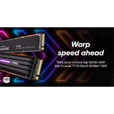 Crucial T710 1TB SSD PCIe NVMe M.2 2280, r14900MB/s, w18000MB/s Crucial T710 1TB SSD PCIe NVMe M.2 2280, r14900MB/s, w18000MB/s