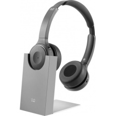 730 Wireless Dual On-ear Headset+Stand USB-A Bundle-Platinum