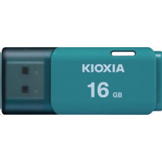 16 GB. USB 2.0 kľúč . KIOXIA Hayabusa U202, svetlomodrý