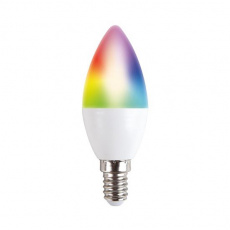 Solight LED SMART WIFI žiarovka, sviečka, 5W, E14, RGB, 400lm Solight LED SMART WIFI žiarovka, sviečka, 5W, E14, RGB, 400lm