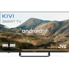 KIVI TV 32H750NB, 32" (81cm), HD, Google Android TV, Black, 1366x768, 60 Hz, Sound by JVC, 2x8W, 33 kWh/1000h , BT5, HDM