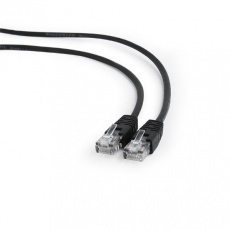 Gembird patch kábel CAT5e, UTP, 0.25 m, čierny