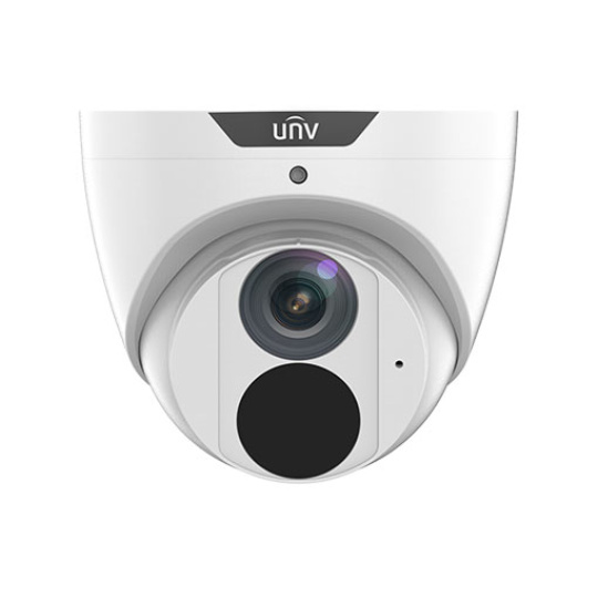 UNIVIEW IP kamera 3840x2160 (4K UHD), až 20 sn/s, H.265, obj. 2,8 mm (112,4°), PoE, Mic., Smart IR 30m, WDR 120dB