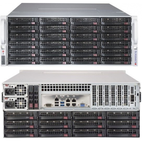 Supermicro®CSE-847BE1C4-R1K23LPB 4U chassis chassis 36x Hot-swap HDD 1200W redundant PSU