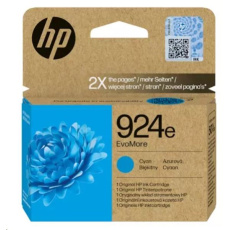 HP 924e EvoMore Cyan Original Ink Cartridge 800str.